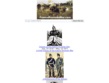Tablet Screenshot of francoprussianwar.com